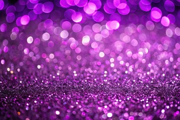 Purple glitter textured abstract background with a Christmas theme