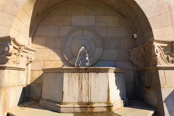 Beautiful fountain in Italian style