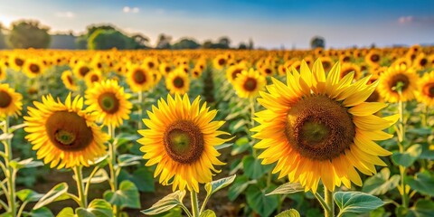 Fototapeta premium Real pressed sunflower on white background