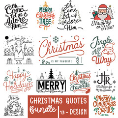 Christmas SVG PNG, Hand Drawn Christmas, Boho Christmas, Christmas Quote Design