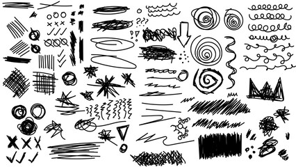 Chaotic Sketches: Marks and Symbols