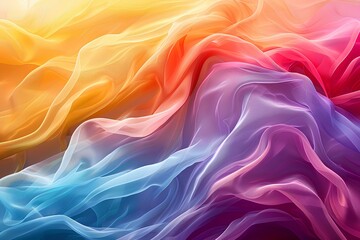 Obraz premium A close up of a colorful piece of fabric