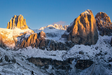 sunrise in the mountains