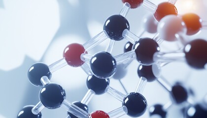 Obraz premium A holographic display showing drug molecules binding to disease cells, visualizing the cutting-edge of modern drug discovery