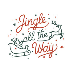 Christmas SVG PNG, Hand Drawn Christmas, Christmas Illustration, Christmas T-shirt, Christmas Quote Design
