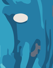 abstract background with untidy waves Illustration