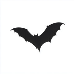 Fototapeta premium Flying Halloween Bats on White Background