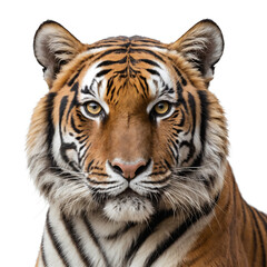 Fototapeta premium white bengal tiger isolated