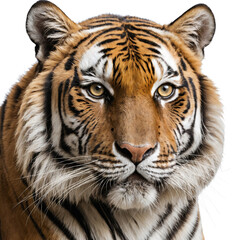 Fototapeta premium tiger head isolated