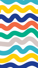 Abstract organic lines background. Vertical format for social media. Vector illustration, flat design