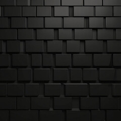 black brick wall