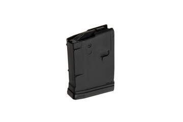 Clip for a rifle or carbine. Ammunition for weapons. Isolate on a white back