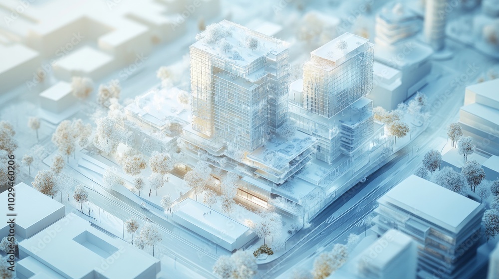 Poster architects and engineers transforming creative architectural concepts into 3d construction models fo