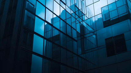 Fototapeta premium A close-up of solar panels on a modern building, integrated seamlessly into the architectural design.