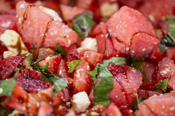Strawberry Watermelon Salad