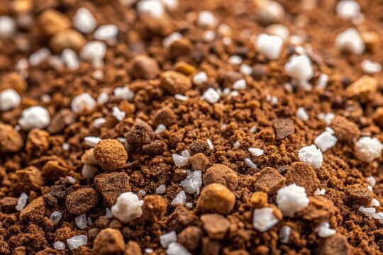 soilless growing mix of coconut coir, vermiculite, perlite