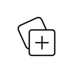 Collection icon Thin line art isolated