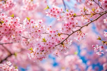 Fototapeta premium Spring cherry blossoms tree background
