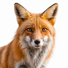 Fototapeta premium red fox isolated on white