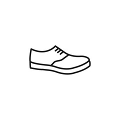 Shoes Icon Thin line art isolated