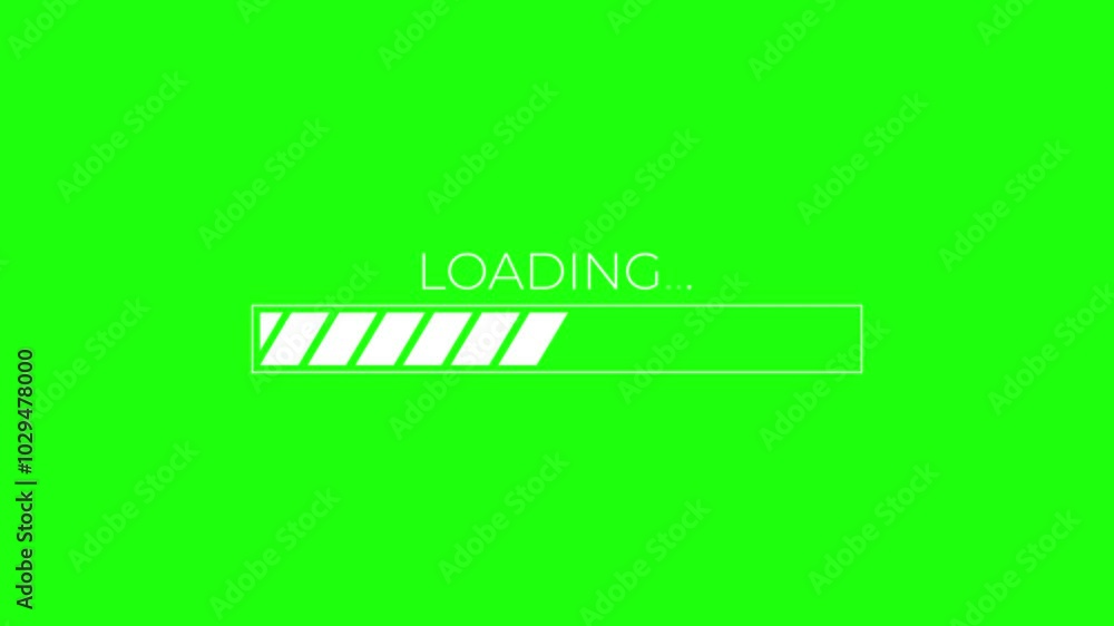 Poster loading progress bar. simple loading bar animation. progress bar animation. white data loading bar i