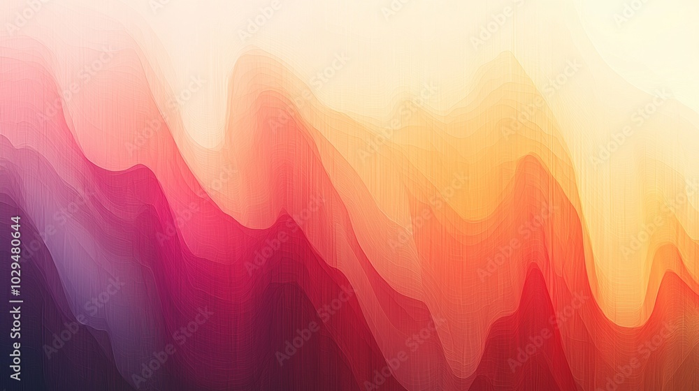 Poster abstract background featuring a vibrant and dynamic design, with waves of color flowing and blending