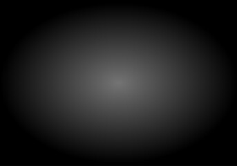Fondo de degradado negro radial con brillo en el centro