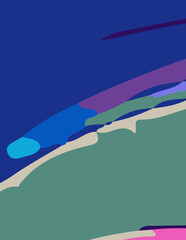 abstract background with untidy waves, banner. poster. illustration