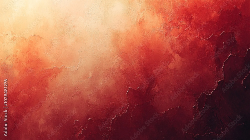 Aufkleber blending red and orange textures create a warm, vibrant abstract background fading into rich black w