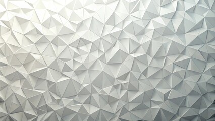 panoramic abstract background, triangular patterns, white colors, low poly wallpaper