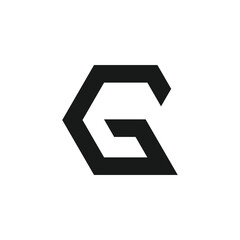 Letter G logo with simple idea design