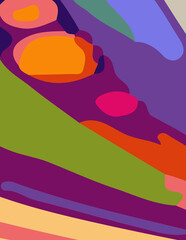 abstract background with untidy waves, banner. poster. illustration