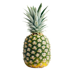 Fototapeta premium A whole pineapple isolated on transparent background
