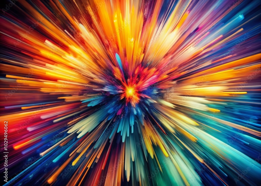 Poster monochromatic burst abstract animation loop for engaging visuals and backgrounds