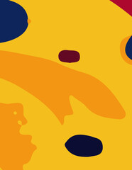 abstract background with untidy waves, banner, poster, illustration
