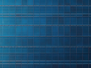 Solar panels harnessing sunlight in a verdant landscape on a bright sunny day