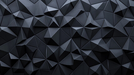 Obraz premium Abstract Black Triangle Pattern Geometric Shapes Modern Texture Background Wall Desig