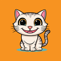 Cute cat Cartoon Vector Design