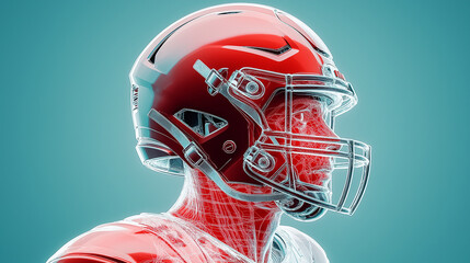 Explore the advancements in sports medicine and equipment designed to prevent injuries in American football, especially concussions.