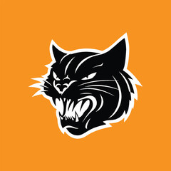 Angry Cat Vector Design 