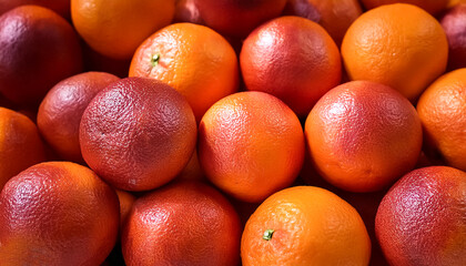 Fresh a pile of close-up Some red blood orange texture, pattern background