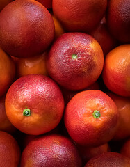 Fresh a pile of close-up Some red blood orange texture, pattern background