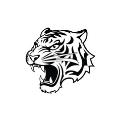 Angry Tiger Vector Design