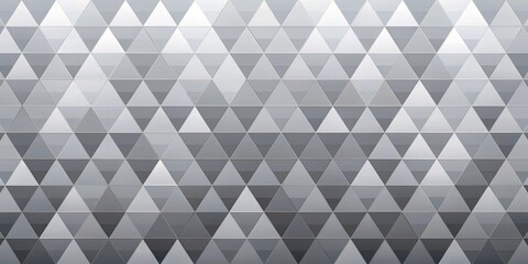 Fototapeta premium Panoramic view with gray simple triangles background