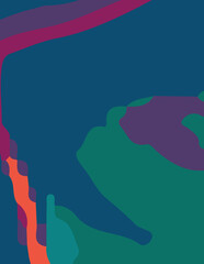 abstract background with untidy waves Illustration