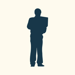 Human icon business persons vector
