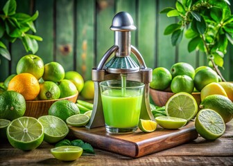 Refreshing Lime Press Portrait Photography for Culinary Enthusiasts and Food Lovers
