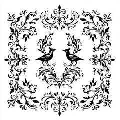 Retro labels with flourishes, calligraphy swirls, frames and corner ornaments.