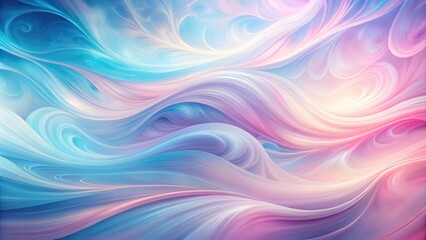 Obraz premium Pastel abstract swirls of pink and blue leading lines