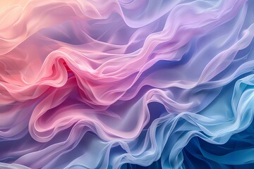 Obraz premium A close up of a pink and blue fabric